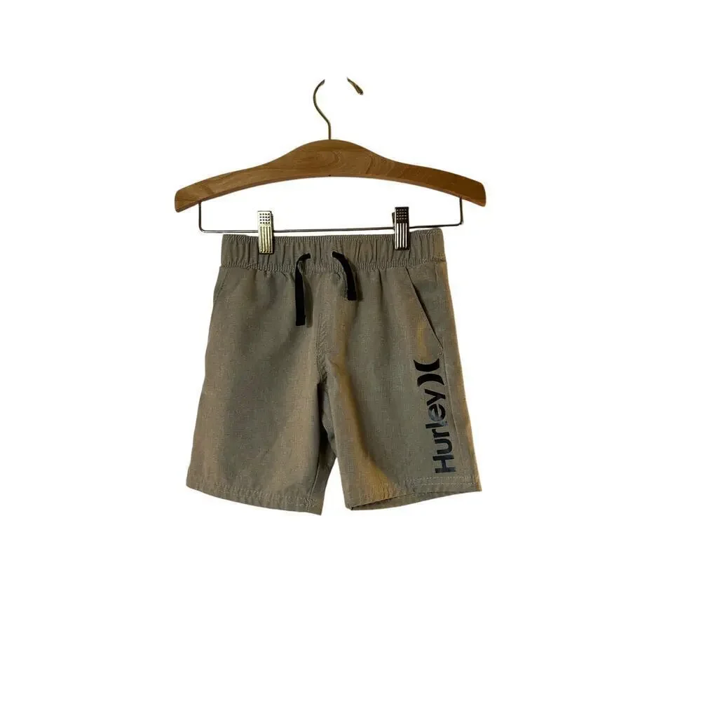 HURLEY Boy’s Two Pairs of 4-Way Stretch Hybrid Shorts / Size: 4